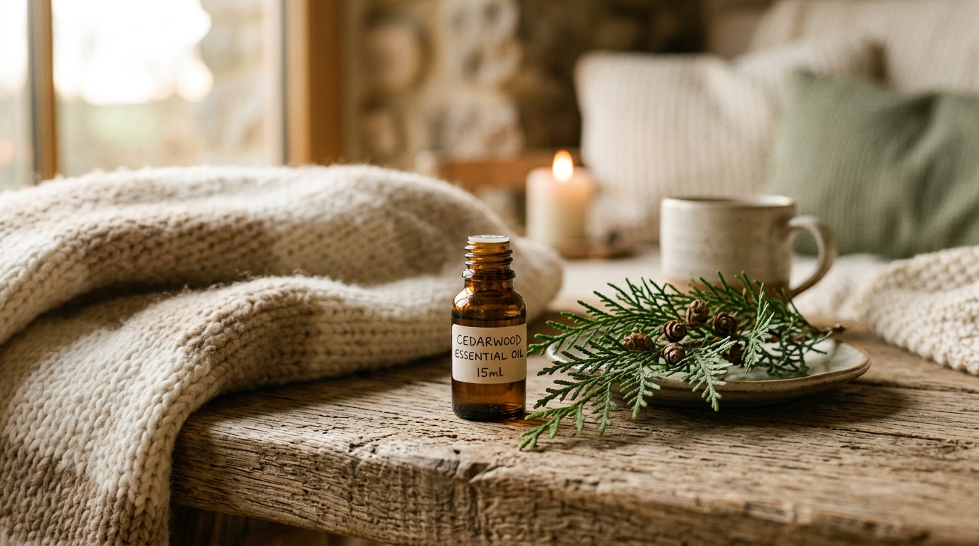 Cedarwood Oil for Emotional Stability: 3 Grounding Uses