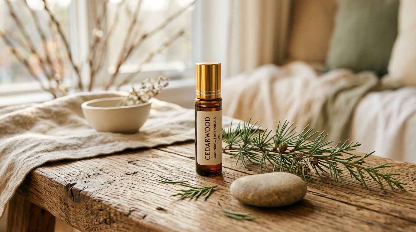 Cedarwood Essential Oil for Anxiety Relief: Roll-On Guide