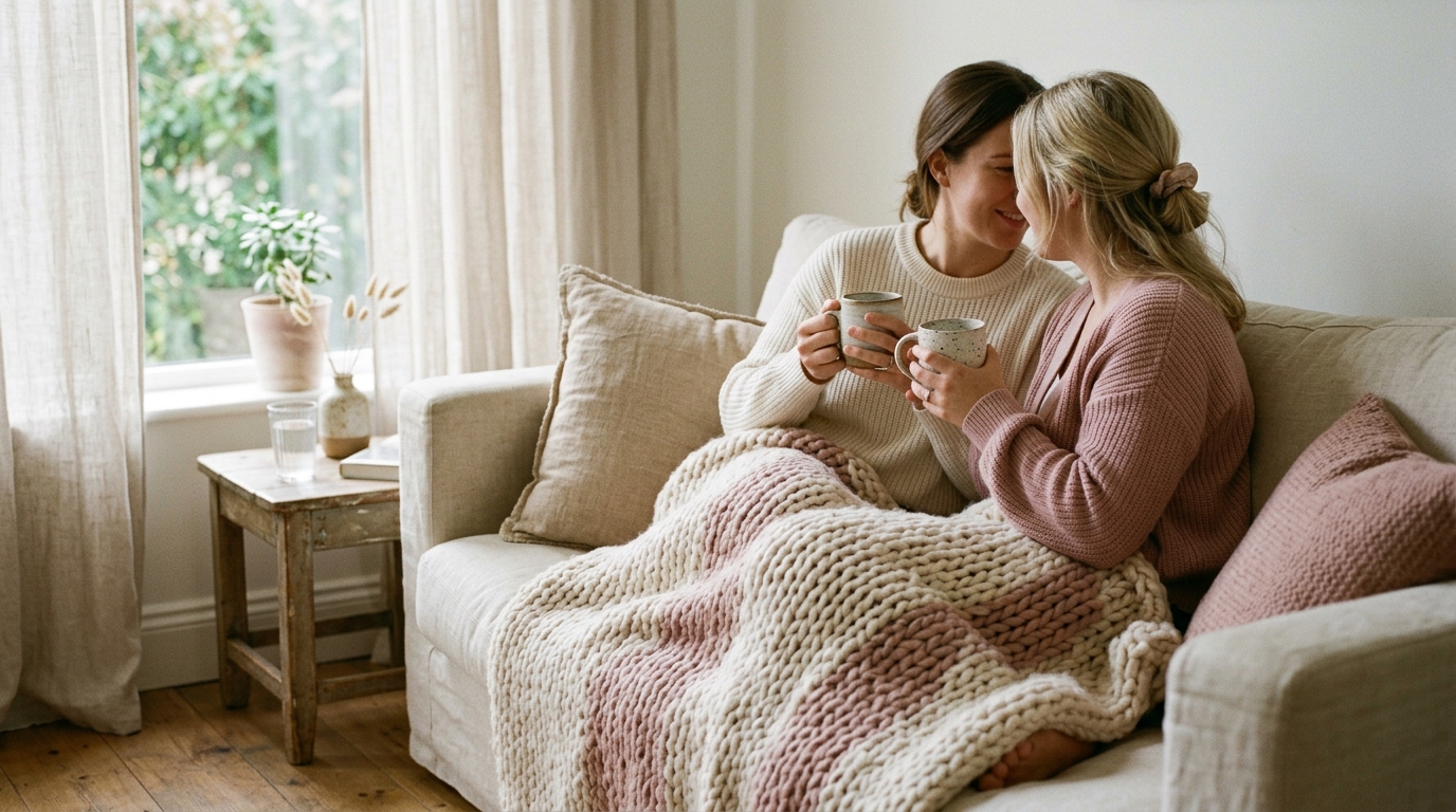 Why Co-Regulation Matters: How to Soothe Your Nervous System With Others - soft aesthetic featured image