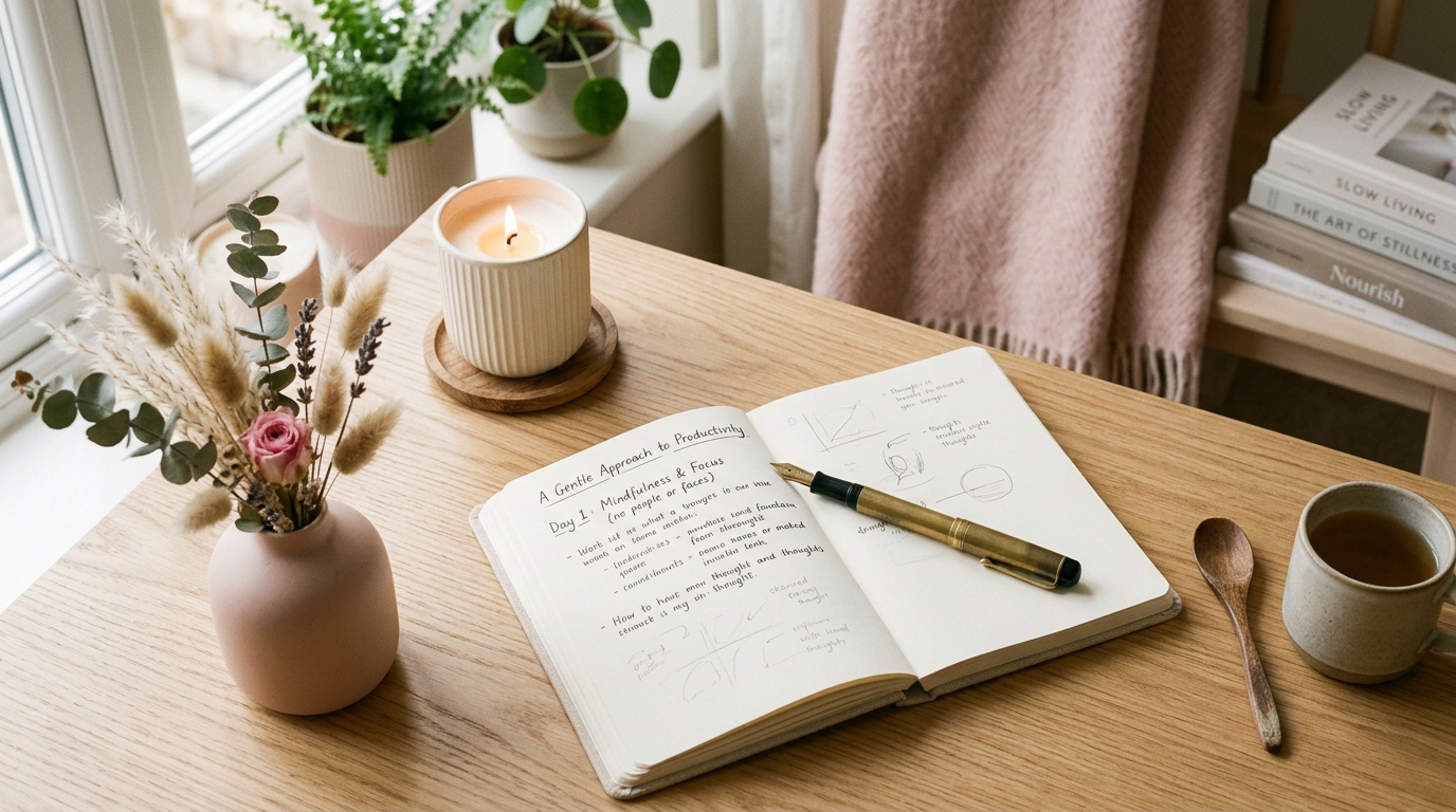 Soft Productivity Without Burnout: A Gentle Guide for 2026