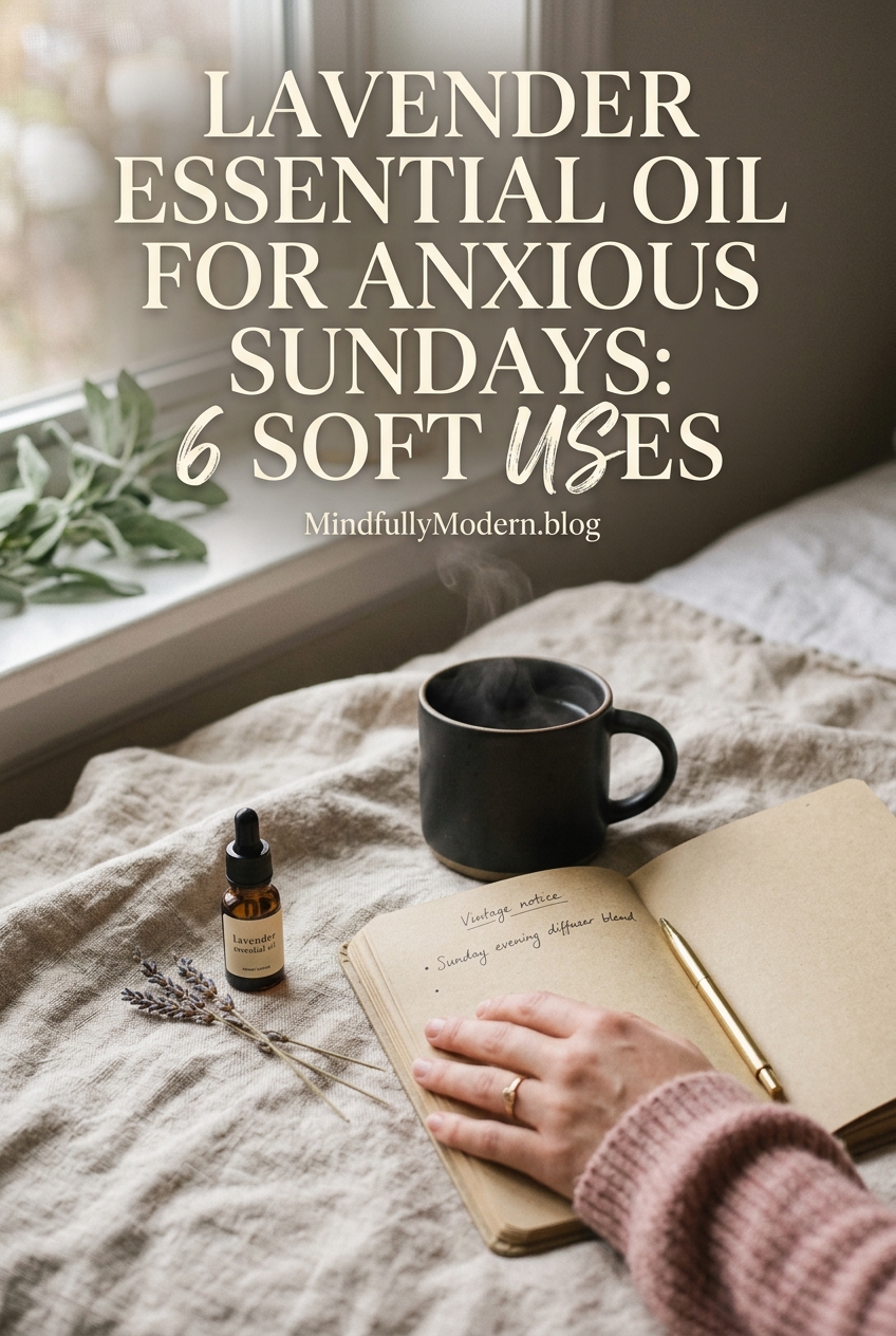 Lavender Essential Oil for Anxious Sundays: 6 Soft Uses