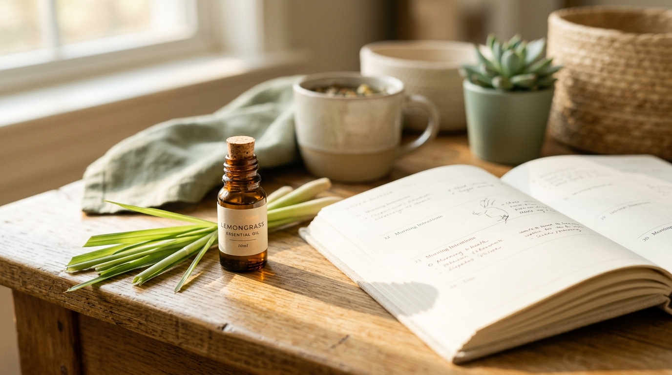 Lemongrass Oil for Motivation at Home: 3 Gentle Uses