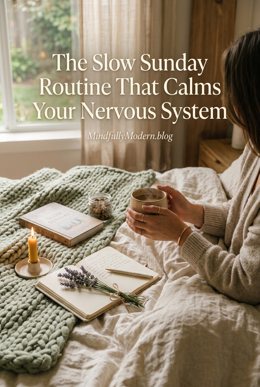 The Slow Sunday Routine That Calms Your Nervous System