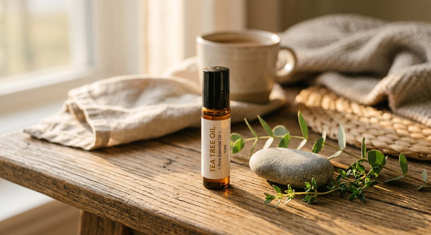 Tea Tree Roll-On for Emotional Grounding (Simple Guide)