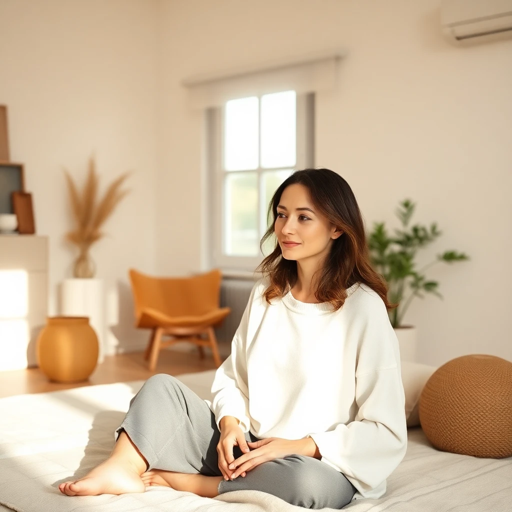 Exhausted woman lying in bed unable to rest showing the difference between tired and burned out physically