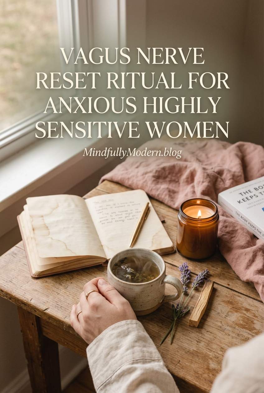 Vagus Nerve Reset Ritual for Anxious Highly Sensitive Women